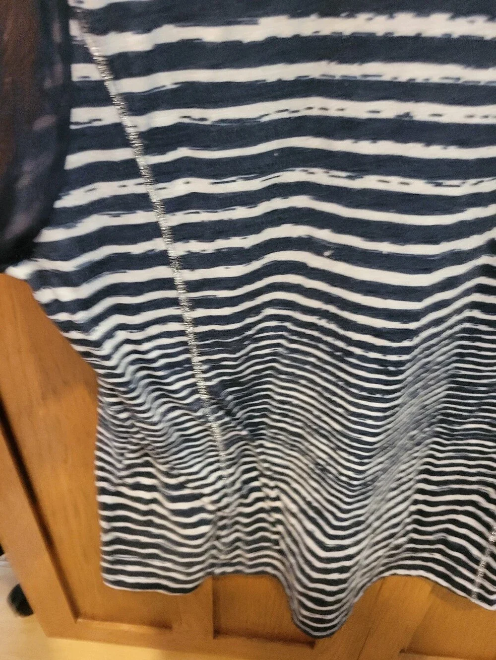 Cj Banks 1x Navy 3/4 Sleeve Top - Picture 5 of 11